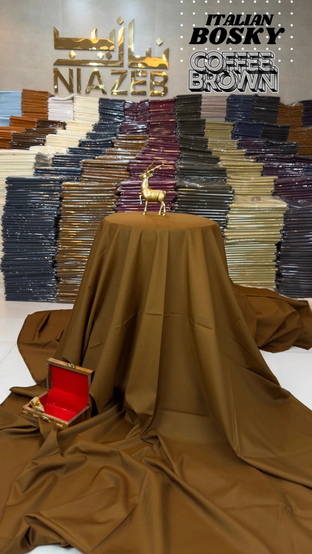 Coffee Brown Wash N Wear A Premium Summer Stuff