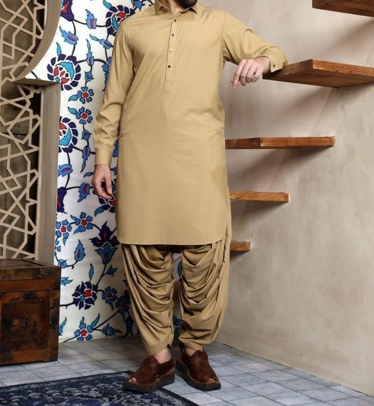 Espresso Colour Boski Fabric suite For Men