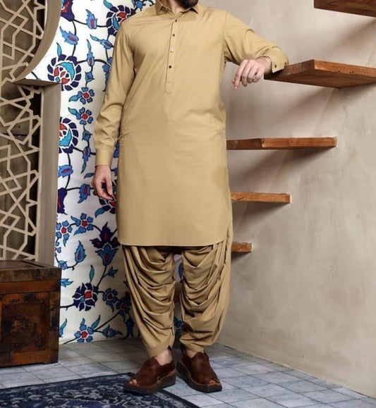 Espresso Colour Boski Fabric suite For Men